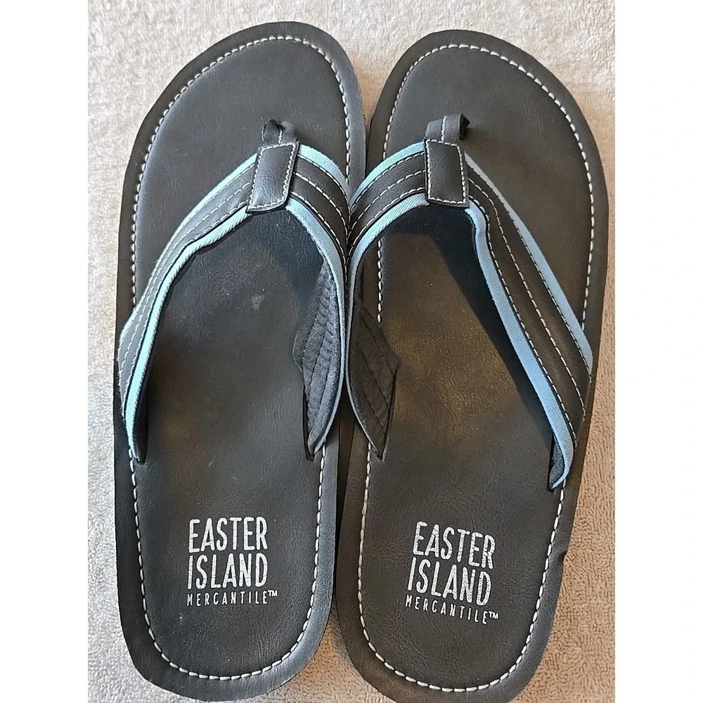 Easter Island Mercantile Mens‎ Tongs Sandals Size 11 1/2